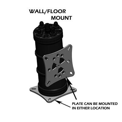 Radium FST Fuel Surge Tank Mounting Bracket - Universal Wall/Floor Mount