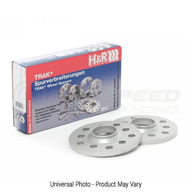 H&R Trak+ DR Wheel Spacers PAIR 8mm Silver - Audi RS3 8V/VW Golf Mk5,Mk6/Scirocco/Passat/Caddy 16555