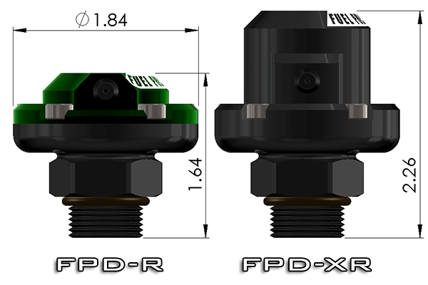 Radium FPD-R Fuel Pulse Dampener - 3/8" NPT