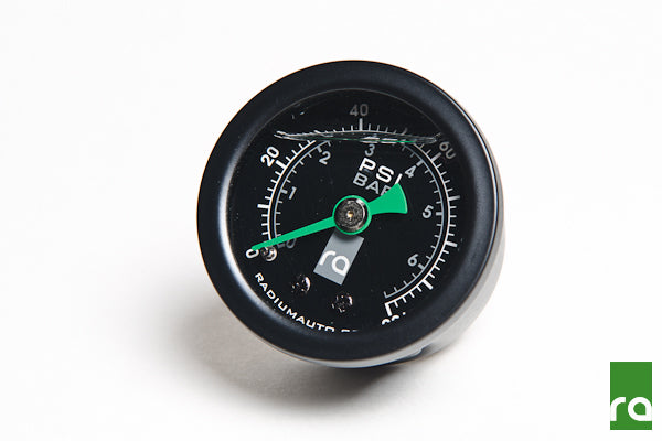 Radium Fuel Pressure Gauge w/8AN ORB Adapter