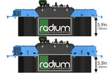 Radium Spare Tire Fuel Cell Mounting Kit