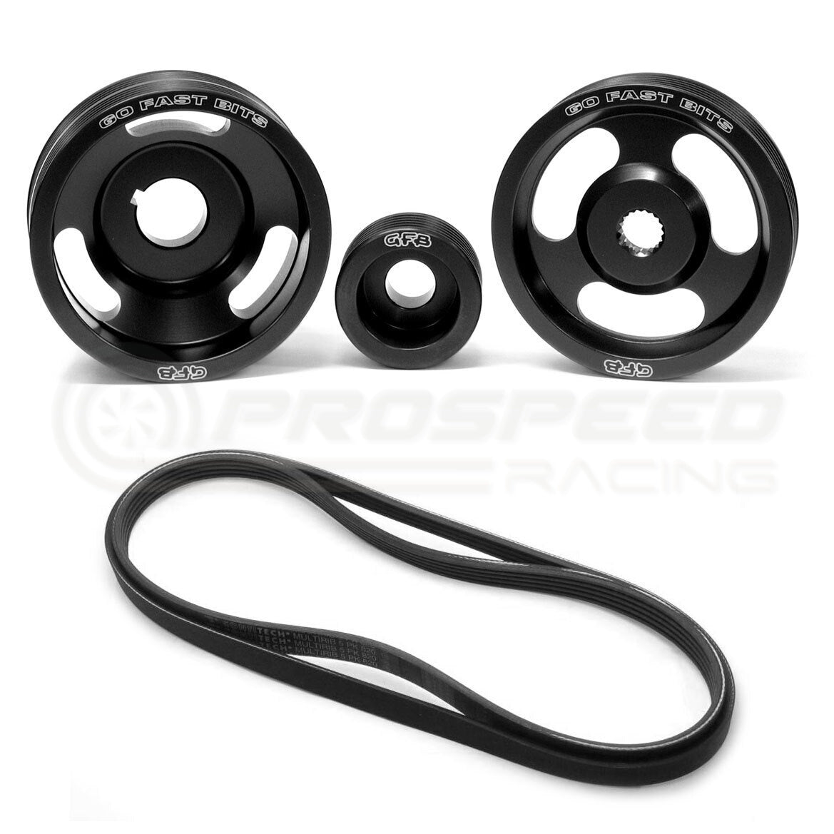 GFB Lightweight Underdrive 3 Pulley Kit - Subaru WRX 03-07/STI 03-07/FXT 03-08 2010-KIT | Pro Speed