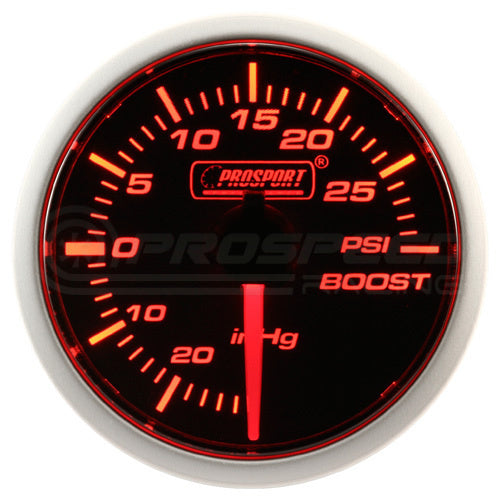 Prosport 52mm BF Series Performance Gauge Range - Amber/White