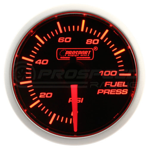 Prosport 52mm BF Series Performance Gauge Range - Amber/White