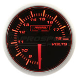 Prosport 52mm BF Series Performance Gauge Range - Amber/White