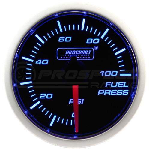 Prosport 52mm BF Series Performance Gauge Range - Blue/White