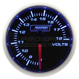 Prosport 52mm BF Series Performance Gauge Range - Blue/White