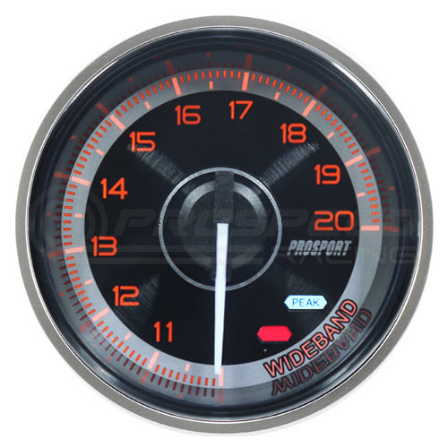 Prosport 52mm Crystal Series Performance Gauge Range - Amber/White