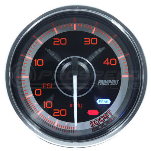 Prosport 52mm Crystal Series Performance Gauge Range - Amber/White