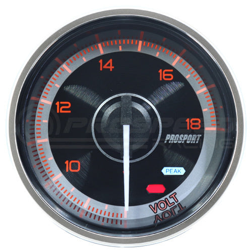 Prosport 52mm Crystal Series Performance Gauge Range - Amber/White