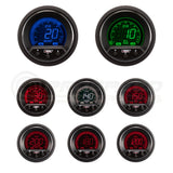 Prosport 52mm Evo PK Series Performance Gauge Range - Red/Blue/Green/White 216EVO-PK | Pro Speed