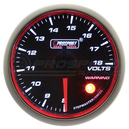 Prosport 52mm Halo Series Performance Gauge Range - White