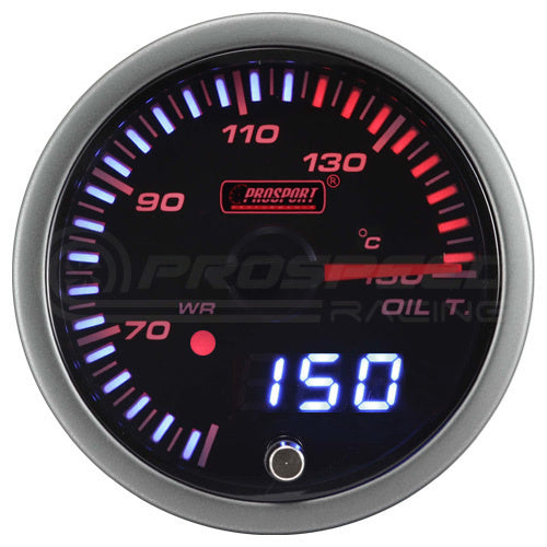 Prosport 52mm JDM Series Performance Gauge Range - Amber/White