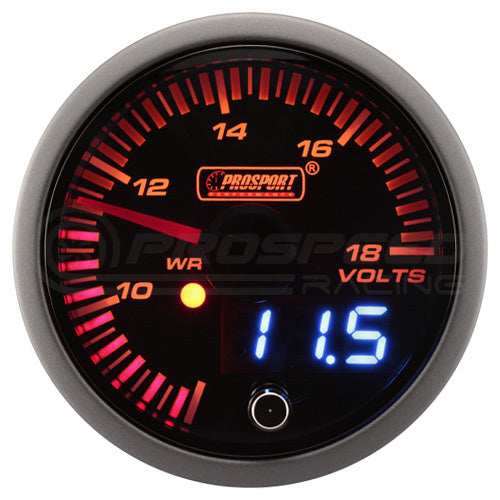 Prosport 52mm JDM Series Performance Gauge Range - Amber/White