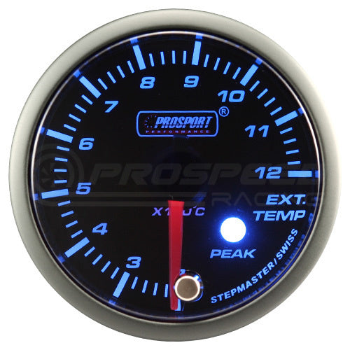 Prosport 52mm SM Series Performance Gauge Range - Blue/White