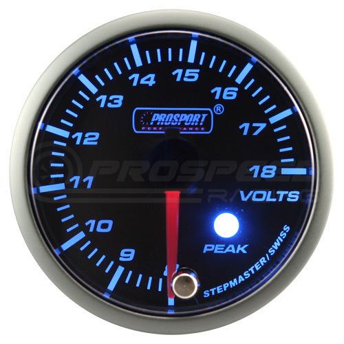 Prosport 52mm SM Series Performance Gauge Range - Blue/White