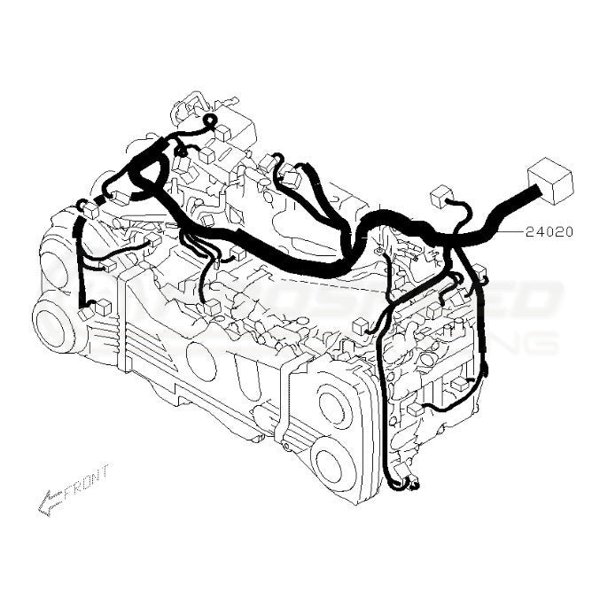 Subaru Geniuine Engine Wiring Harness - Subaru STI GRF/GVF 08-14 24020-AD911 | Pro Speed Racing