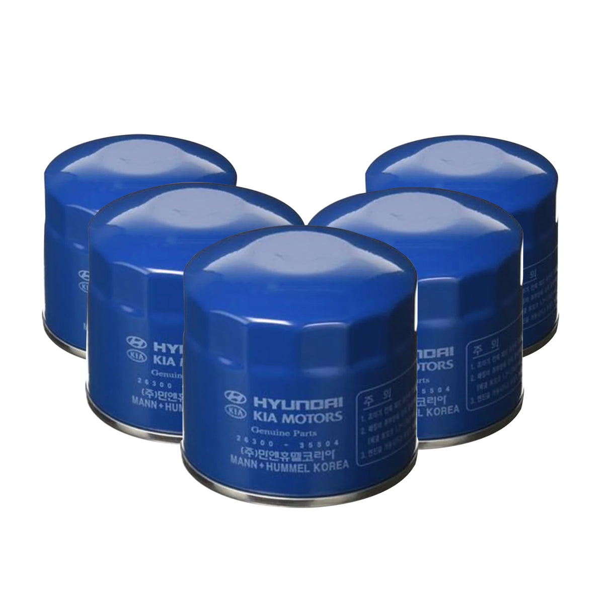 Hyundai Genuine Oil Filter 5 Pack