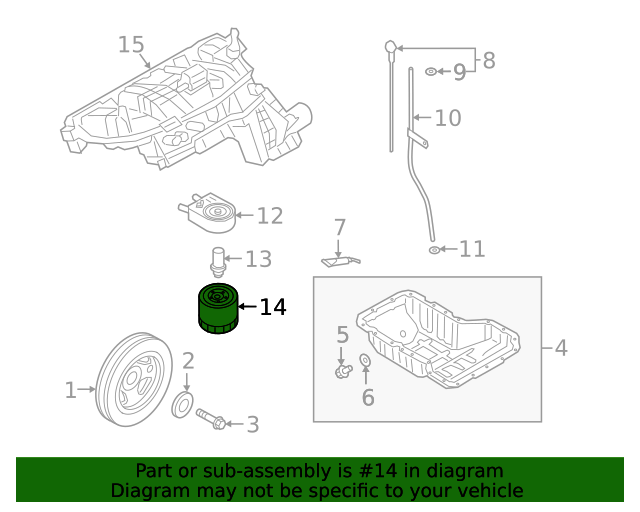 Hyundai Genuine Oil Filter 5 Pack