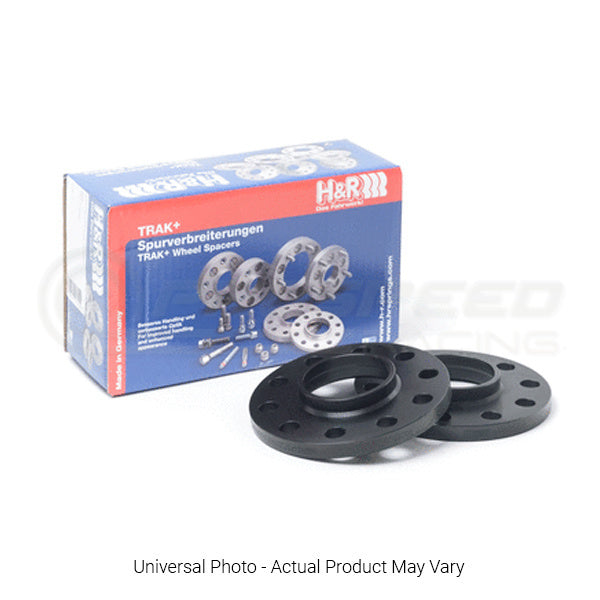 H&R Trak+ DR Wheel Spacers PAIR 18mm Black - Audi Q7 4L/Bentley Bentayga/Porsche 911/Panamera/Boxste