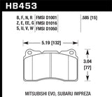 DBA T3 4000 Slotted Front Rotors w/Hawk Performance HPS 5.0 Pads