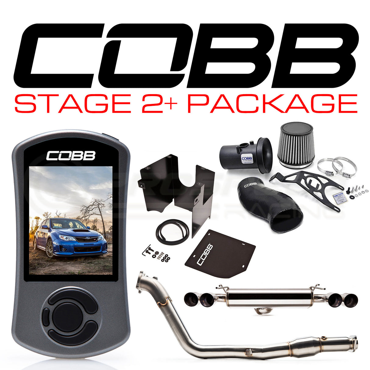 Cobb Tuning Stage 2+ Power Package Subaru STI 08-14 (Hatch) 615X62P-AU