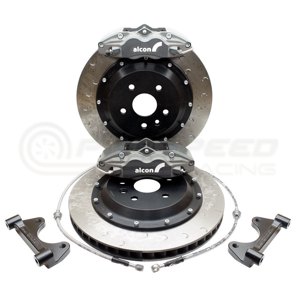 Alcon Rear Bolt On Big Brake Kit CAR98 Silver 355x28mm - Lotus Elise S2 S3 01-21/Exige S2 04-12 