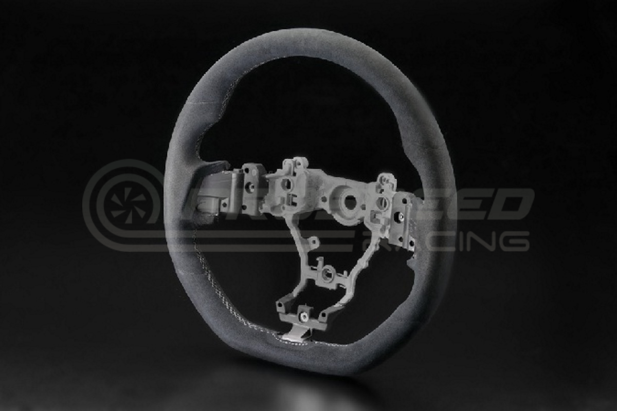 STI Genuine Ultra Suede D-Shaped Steering Wheel