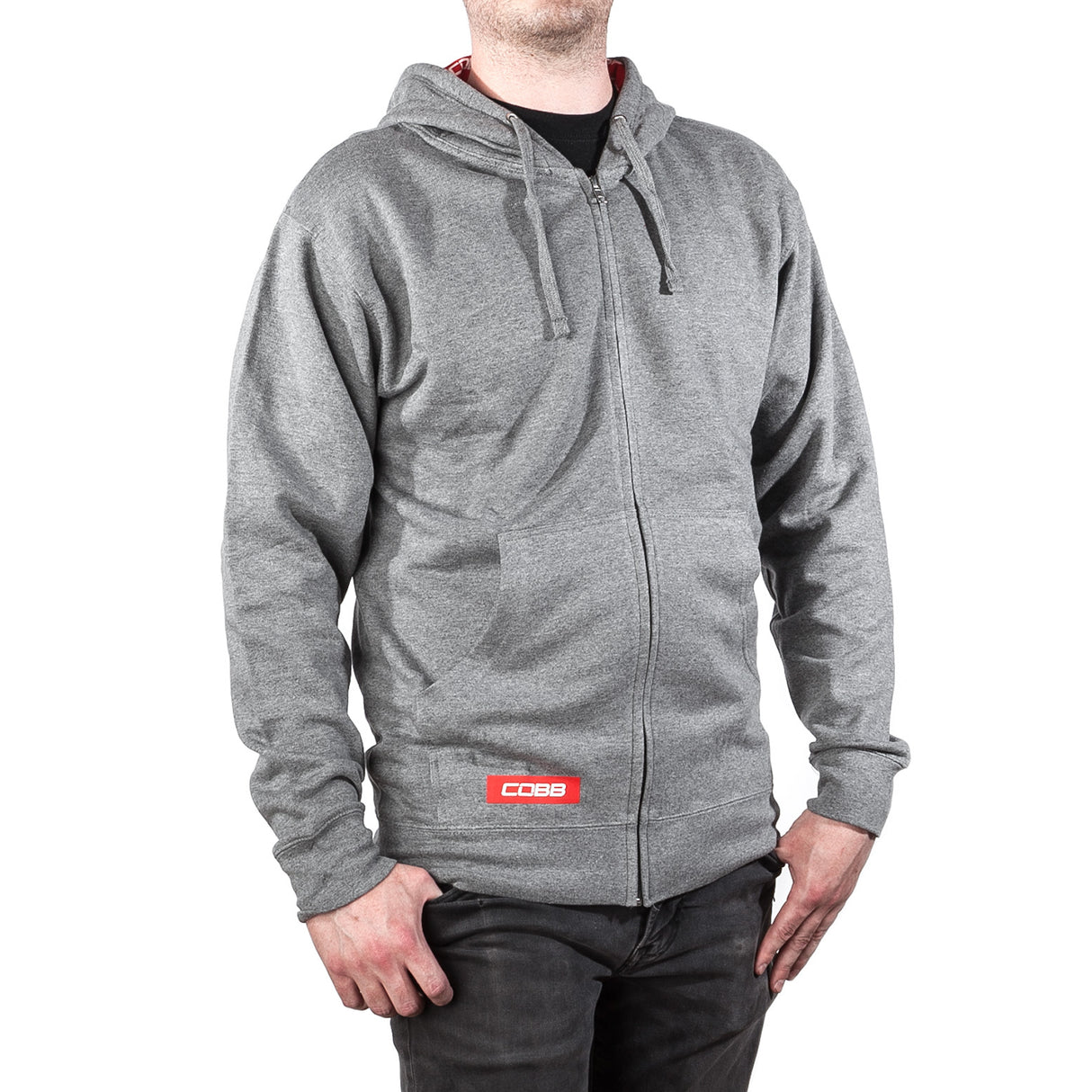 Cobb Tuning Grey Zip Hoodie