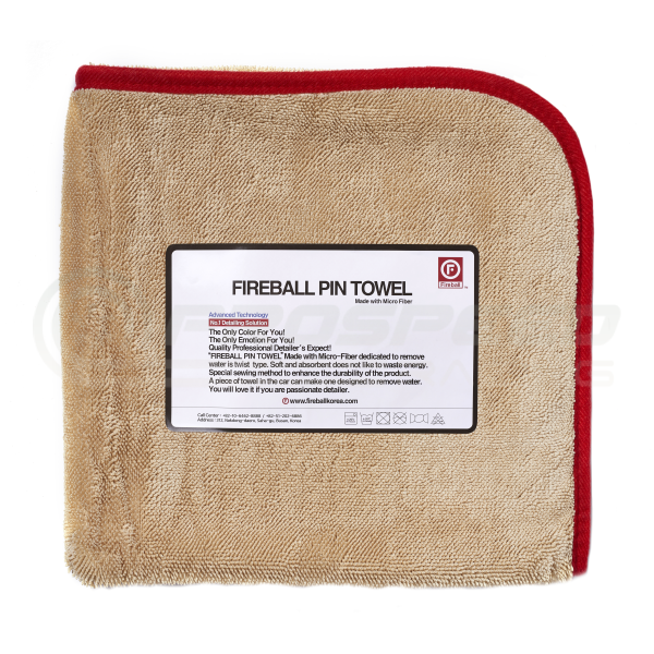 Fireball Pin Towel - 72x95cm FB-PTB-72X95 | Pro Speed Racing