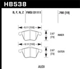 Hawk Performance HP+ Front Brake Pads