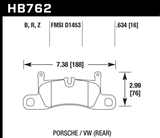 Hawk Performance Ceramic Rear Brake Pads