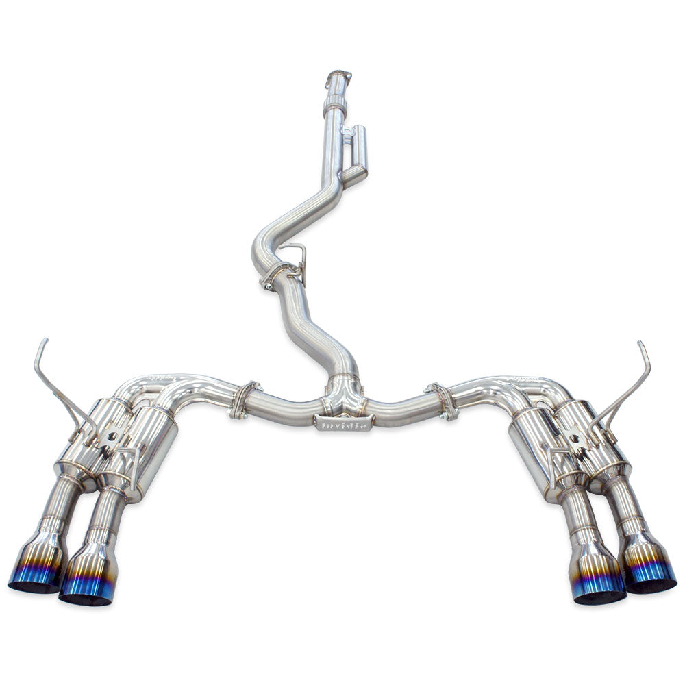 Invidia R400 "Signature Edition" Cat Back Exhaust w/Black Tips - Subaru WRX VB 22+ (Sedan)