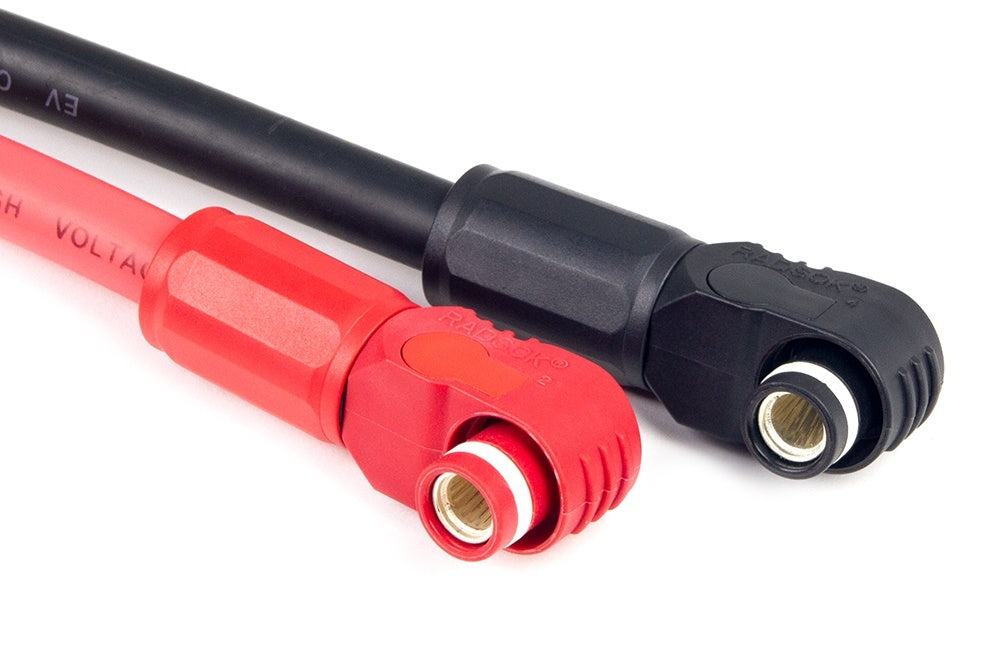 Haltech 1AWG Terminated Cable Pair - 2m