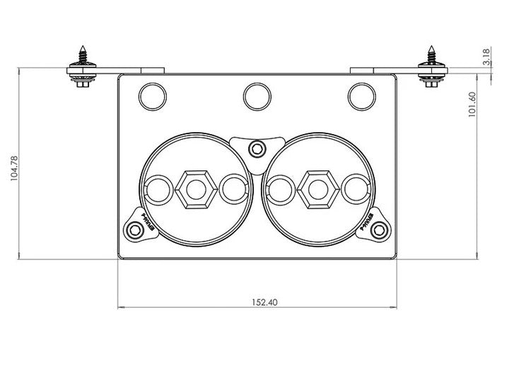 Integrated Engineering Dual Pump Surge Tank Uncoated (No Pumps Included)