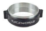 Raceworks Aluminium Clamshell Intercooler Pipe Clamp Black