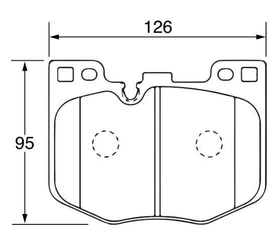 CIRCO SC17 Street Performance Front Brake Pad Set