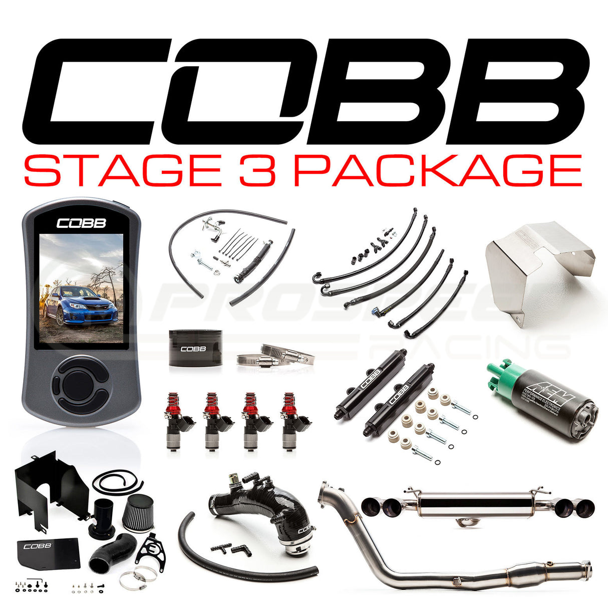 Cobb Tuning Subaru Stage 3 Power Package Subaru STI 08-14 (Hatch) SUB0031H30