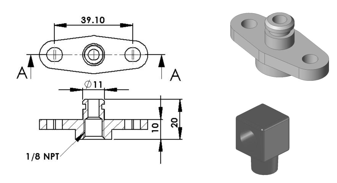 Turbosmart OEM Fuel Rail FPR Adaptor