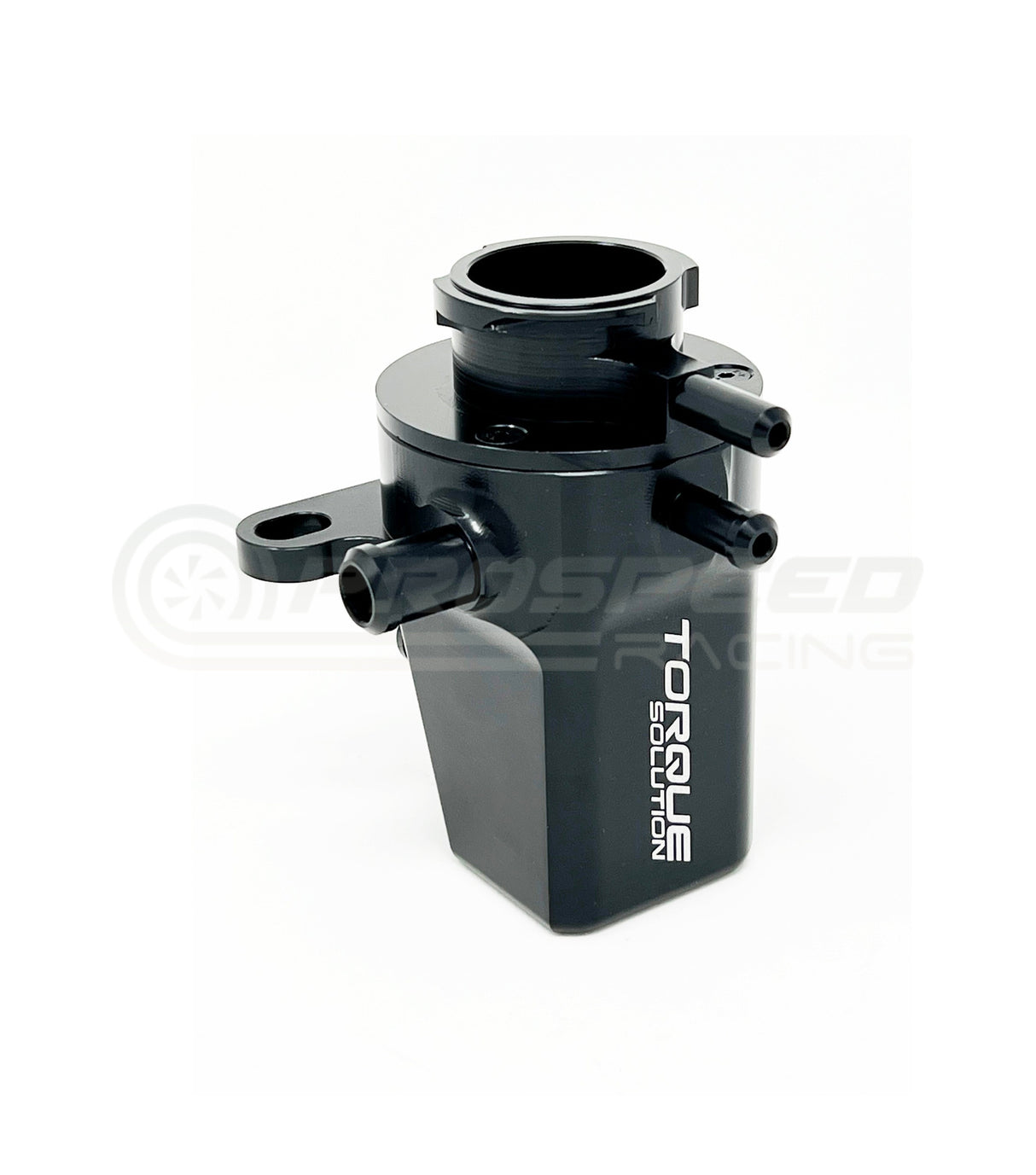 Torque Solution Coolant Expansion Tank Black - Subaru WRX 01-07/STI 01-21/FXT 03-08