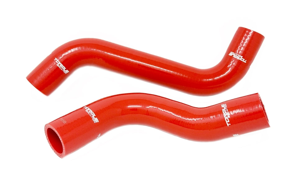 Torque Solution Silicone Radiator Hose Kit Red