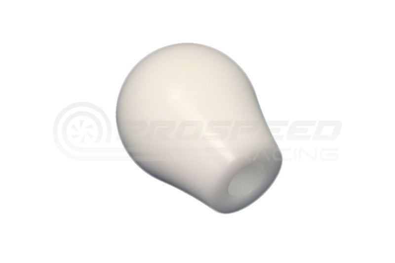 Torque Solution Delrin Tear Drop Shift Knob (White): Universal 10x1.5