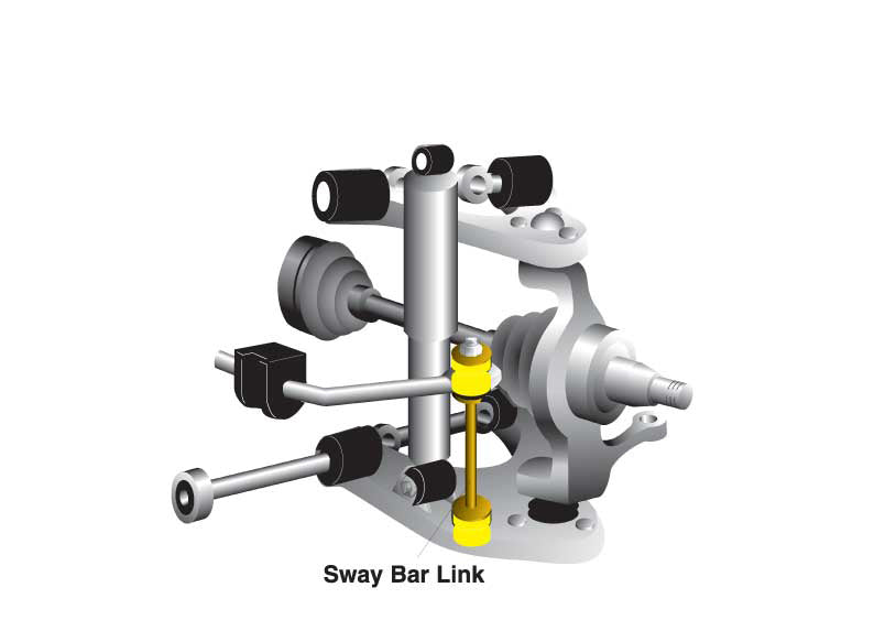 Whiteline Sway Bar Link 10MM Ball Stud 115mm