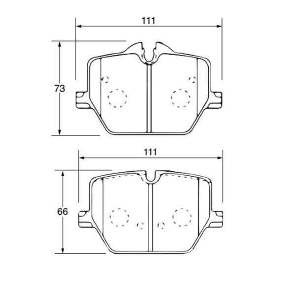 Winmax W3 Rear Brake Pads