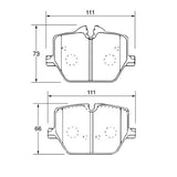 Winmax W3 Rear Brake Pads