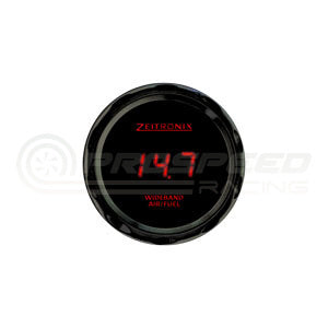 Zeitronix ZR-3 AFR Air Fuel Ratio Gauge Only Red ZR-3-RED | Pro Speed Racing