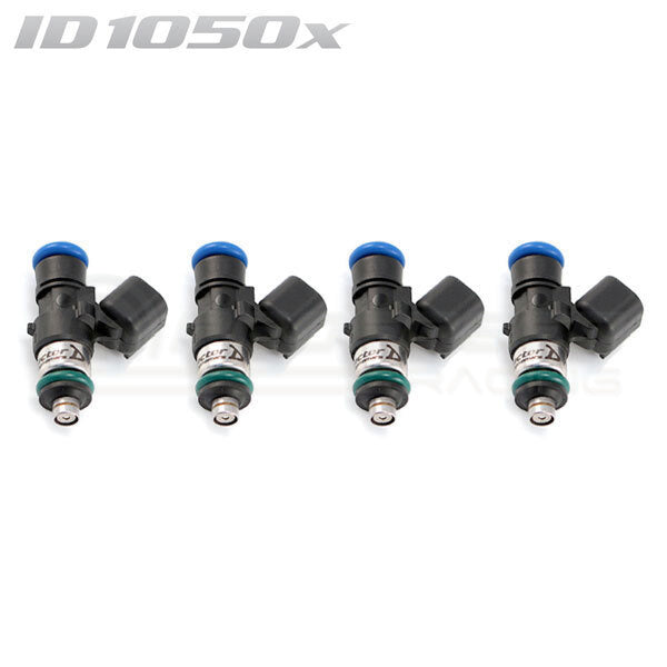 Injector Dynamics ID1050-XDS 34mm Injectors Set of 4 w/14mm Top & 14mm Lower O-Ring
