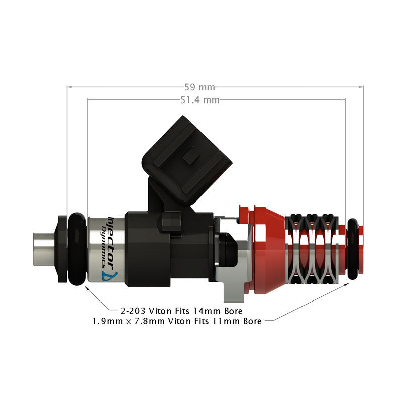 Injector Dynamics ID1050-XDS Direct Fit Injectors Set of 4