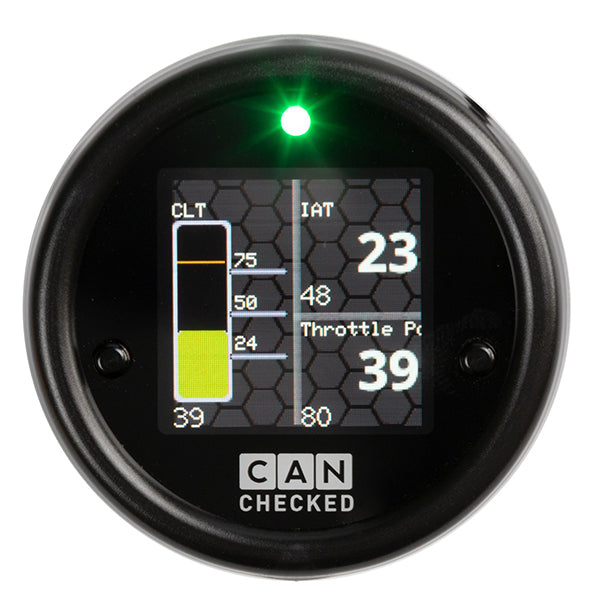 CANchecked MFD15 Gen2 OLED Programmable CanBus Gauge Display