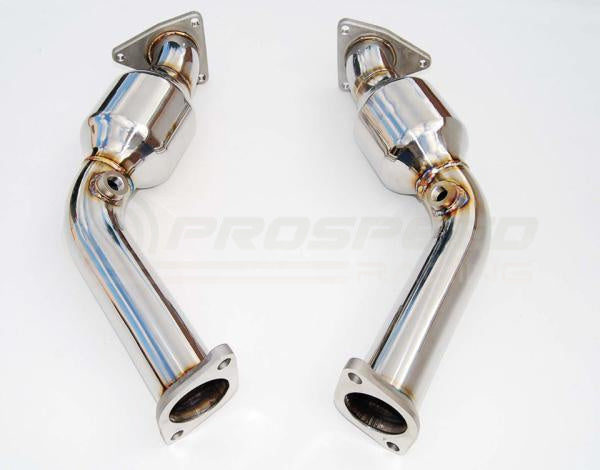 Invidia High Flow Cat Pipes Nissan 350Z Skyline V35 HS02N3ZTPCB